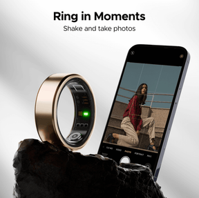 boAt Smart Ring Active | Smart Ring with Stainless Steel Design, 90% Lighter, Health Monitoring, Magnetic Charging Case