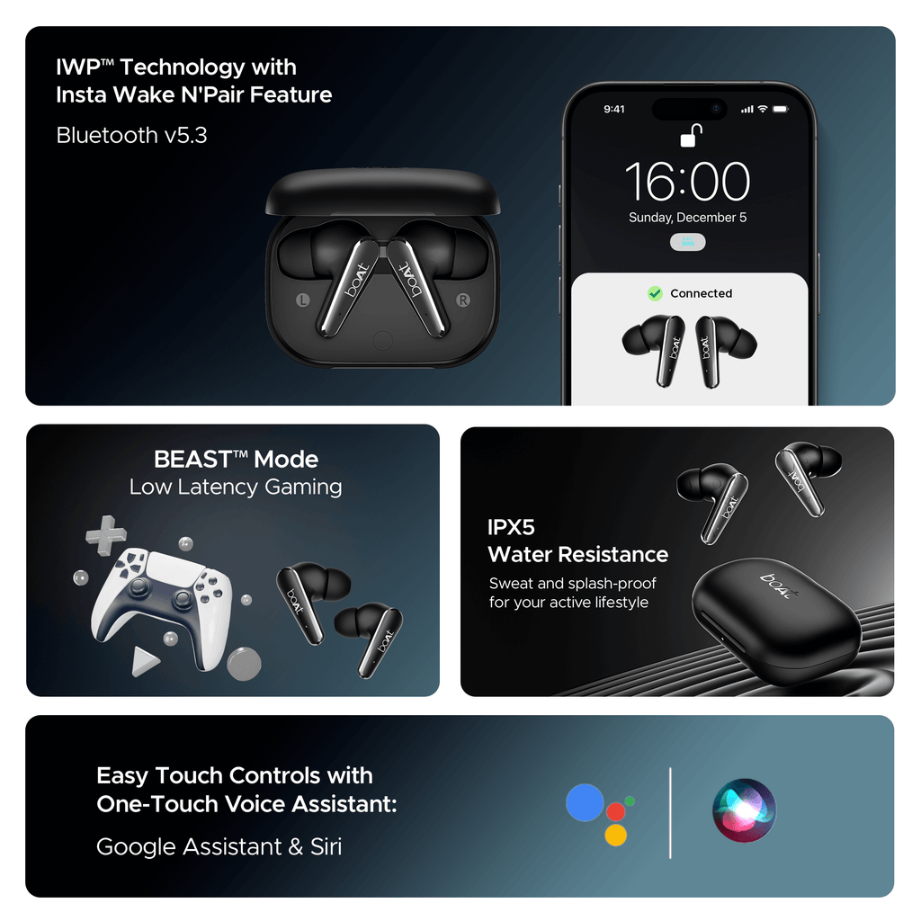 boAt Airdopes 280 ANC Wireless Earbuds - Image 11