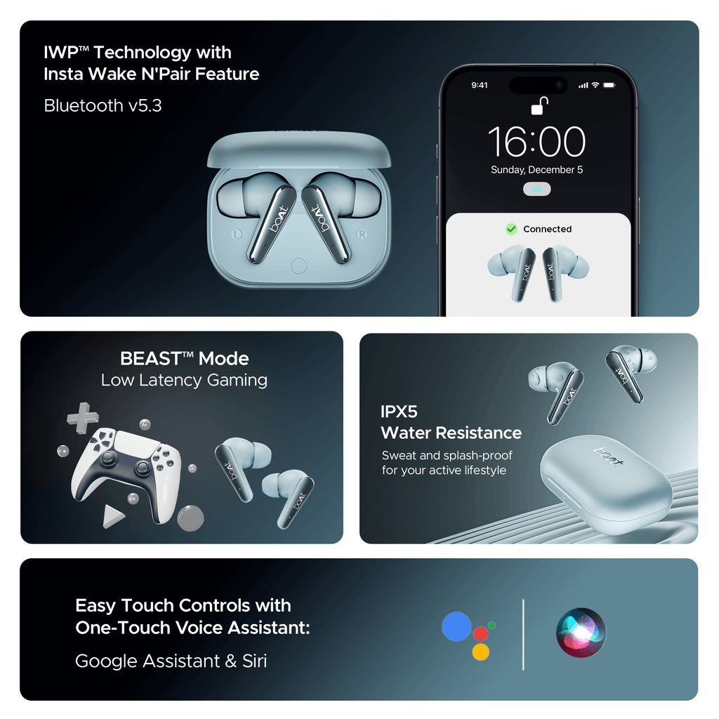 boAt Airdopes 280 ANC Wireless Earbuds - Image 19