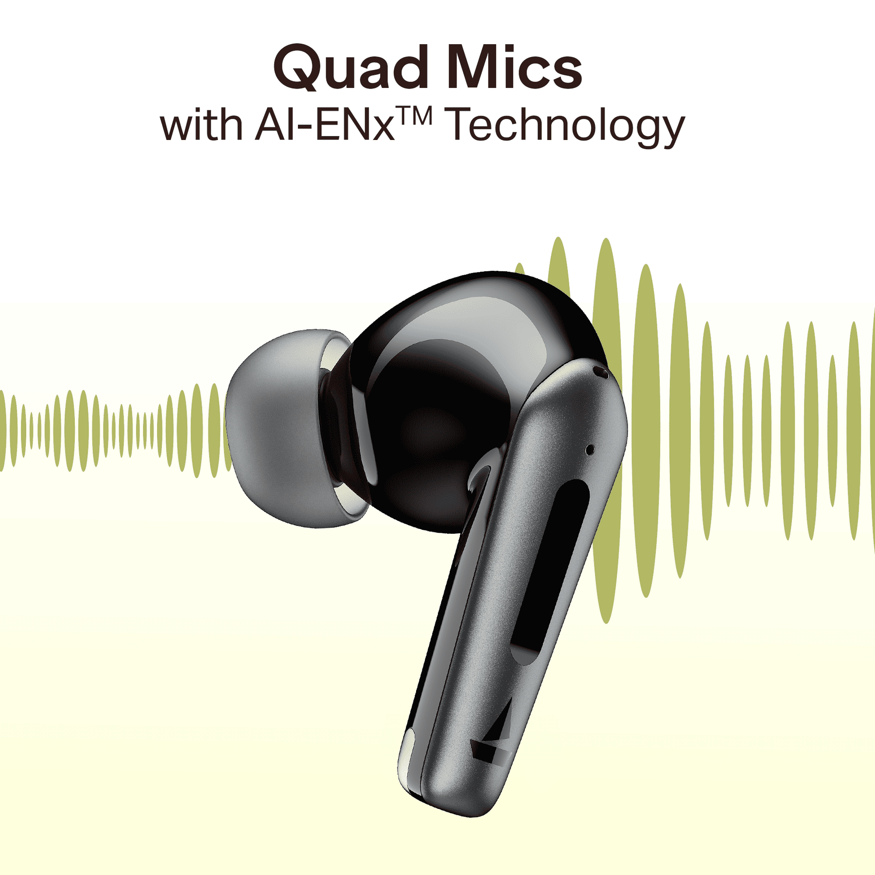 boAt Airdopes Prime 512 | Wireless Earbuds with 50 Hours Playback & 4 Mics with AI-ENx™ Tech