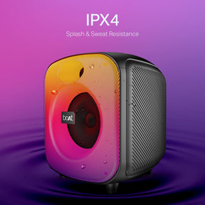boAt PartyPal 65 Pro | Bluetooth Speaker with 42W Sound, RGB LEDs, Wireless Mic, 8H Playback & TWS
