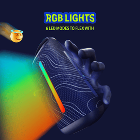 boAt Stone Arc | Portable Bluetooth Speaker with 20W Sound, 12H Playback & RGB LEDs