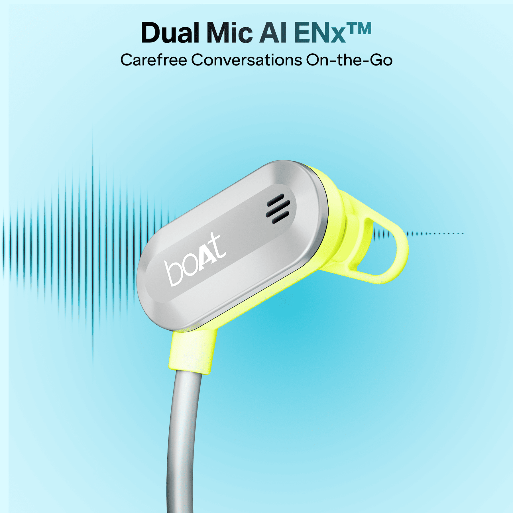 boAt Rockerz 261 Pro | Wireless Earphone with 15 Hours Playback, ASAP™ Charge, 14.8mm Drivers, Bluetooth v5.3, ENx™ Tech (Perfect for Outdoor Sports)