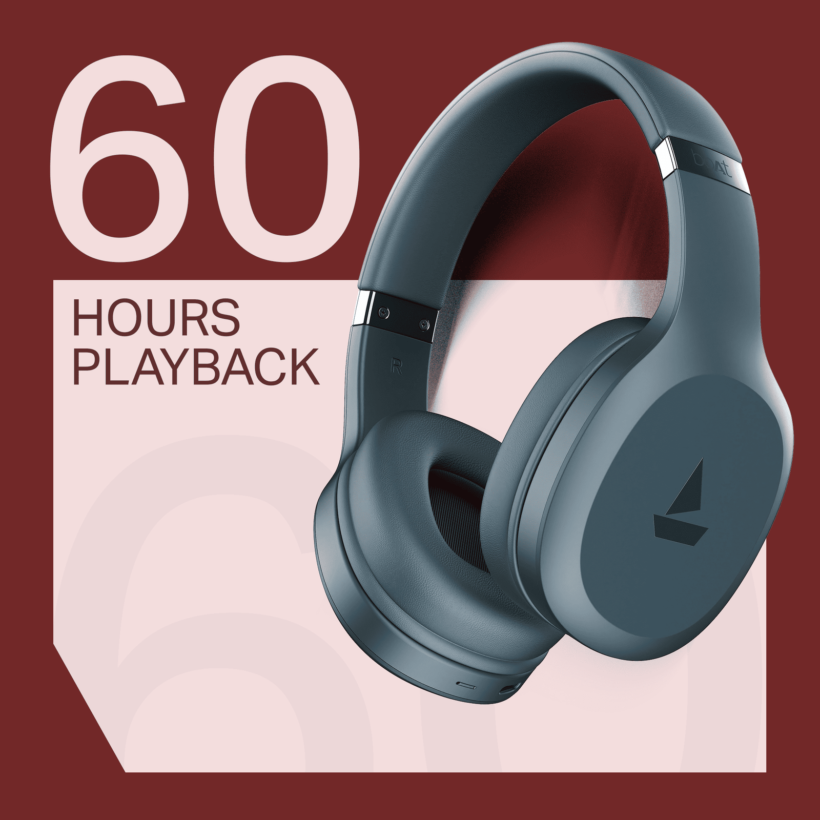 boAt Rockerz 412 | 60H Wireless Headphones with 40mm Drivers