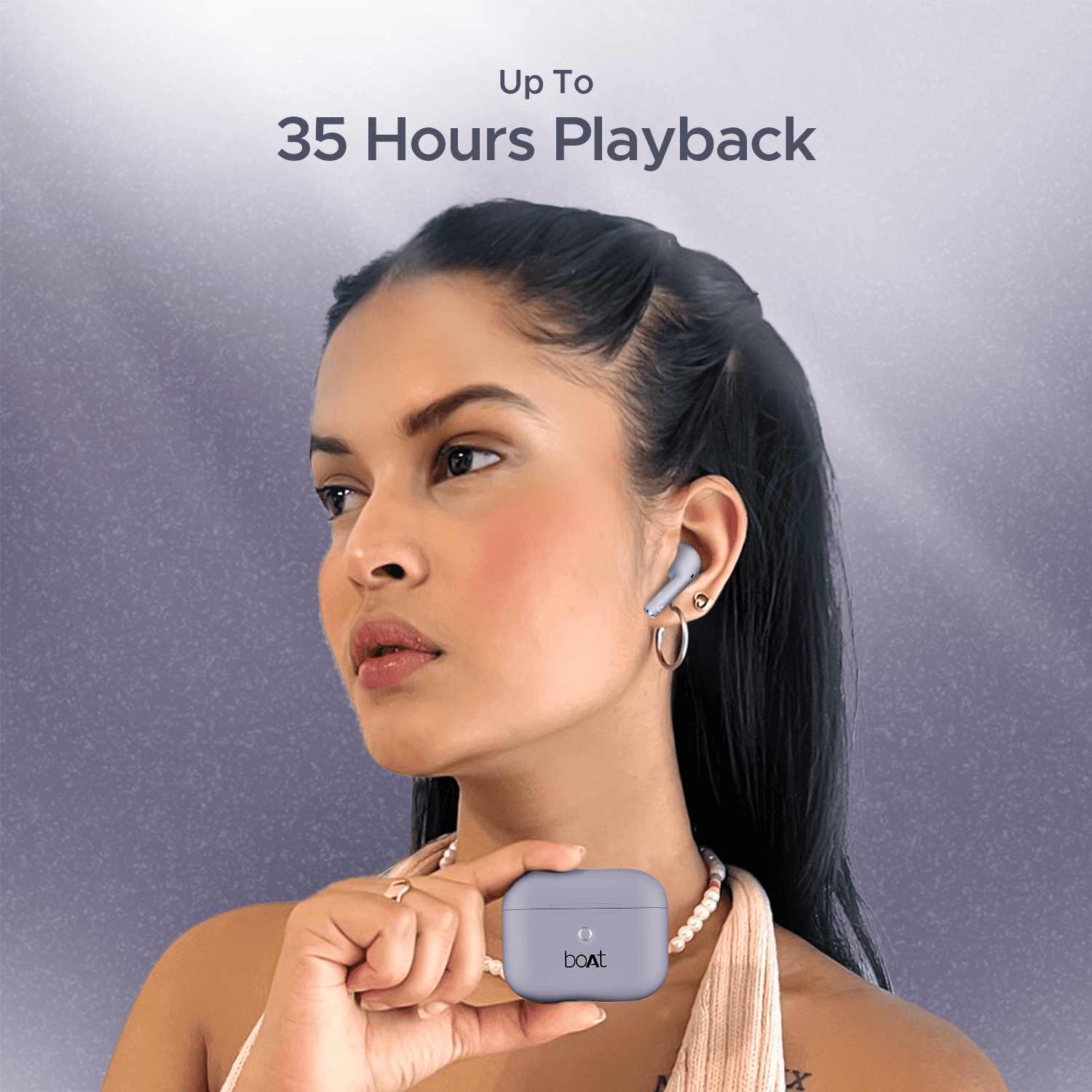 boAt Airdopes Alpha | True Wireless Earbuds with 35 Hours Playback, 13mm Drivers, ENx™ Tech, ASAP™ Charge, IWP™ Technology