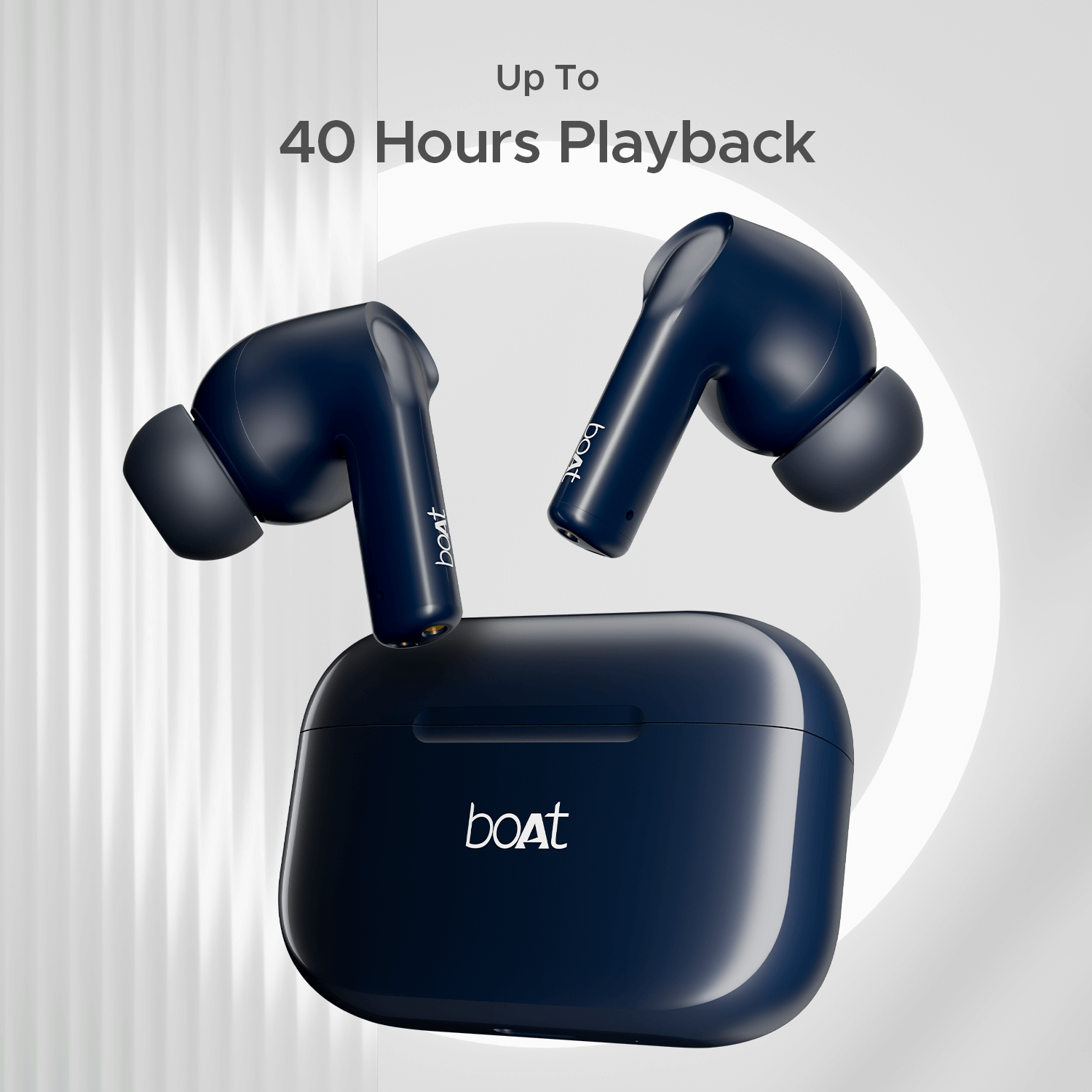 boAt Airdopes 161 SS Edition | TWS Earbuds with Massive Playback of upto 40 Hours, IPX5 Water & Sweat Resistance, IWP Technology, Type C Interface