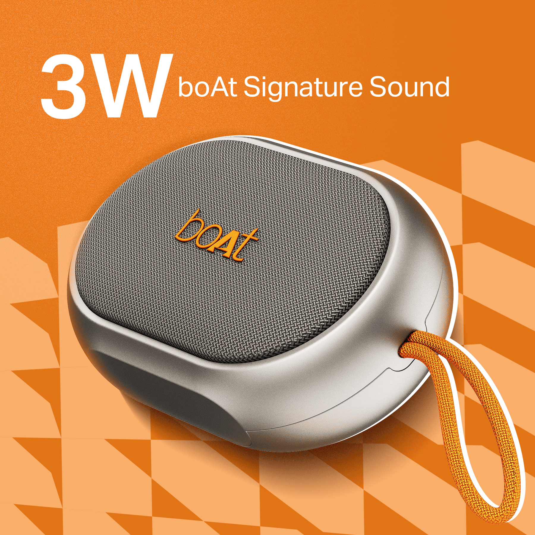 boAt Stone 110 | Portable Bluetooth Speaker with 3W Sound, 15H Playback, TWS feature & IPX4 Resistance