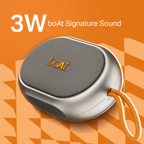 boAt Stone 110 | Portable Bluetooth Speaker with 3W Sound, 15H Playback, TWS feature & IPX4 Resistance