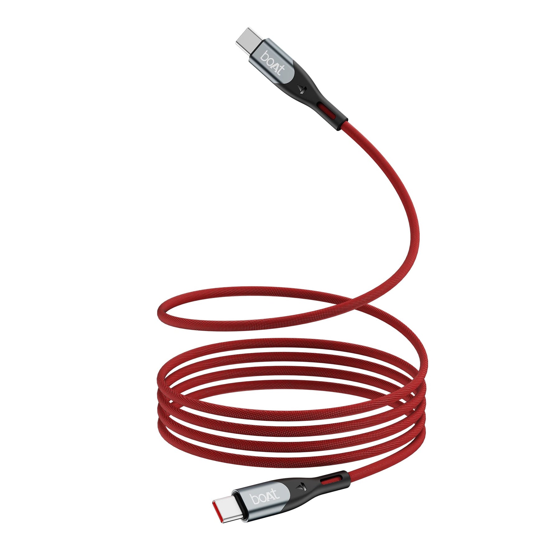 boAt Type A to C 65W Cable | Fast Charging Cable with 65W Output, 480 Mbps Data Sync & Nylon Braided Skin