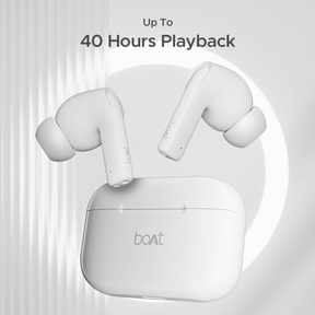 boAt Airdopes 161 | Wireless Earbuds with Massive Playback of upto 40 Hours, IPX5 Water & Sweat Resistance, IWP Technology, Type C Interface