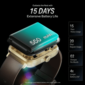 boAt Storm Infinity | Smartwatch with 1.83" HD Display, ASAP Charge, 15-Day Battery Life, Functional Crown, BT v5.4