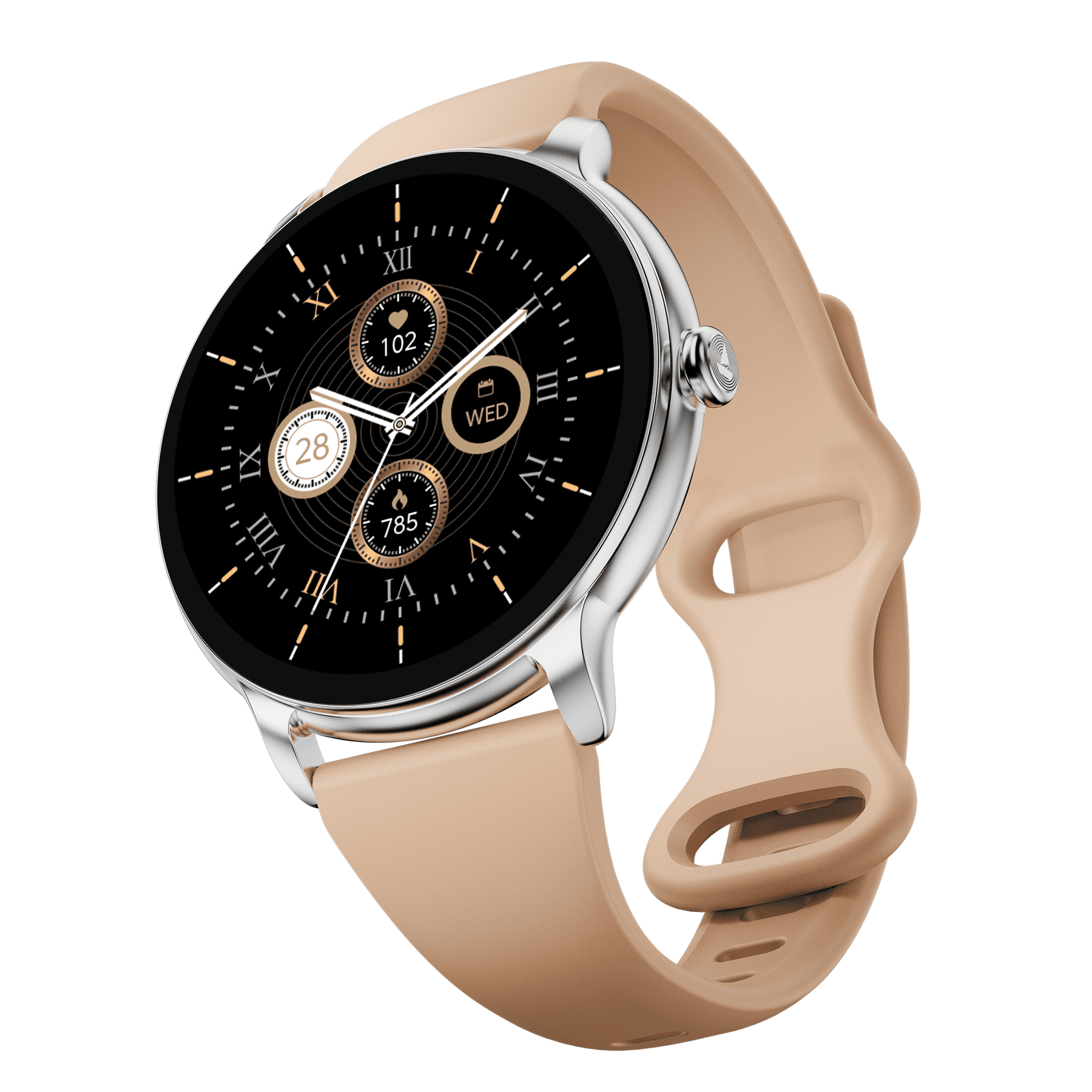 boAt Chrome Iris | Smartwatch with 1.32" AMOLED Display, 1000 nits brightness & Wellness Tracking