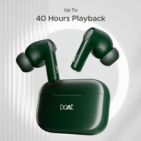 boAt Airdopes 161 | Wireless Earbuds with Massive Playback of upto 40 Hours, IPX5 Water & Sweat Resistance, IWP Technology, Type C Interface