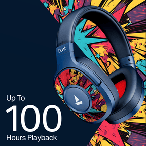 boAt Rockerz Plus 550 | Wireless Headphones with 100H Playback, 50mm Drivers & boAt Signature Sound