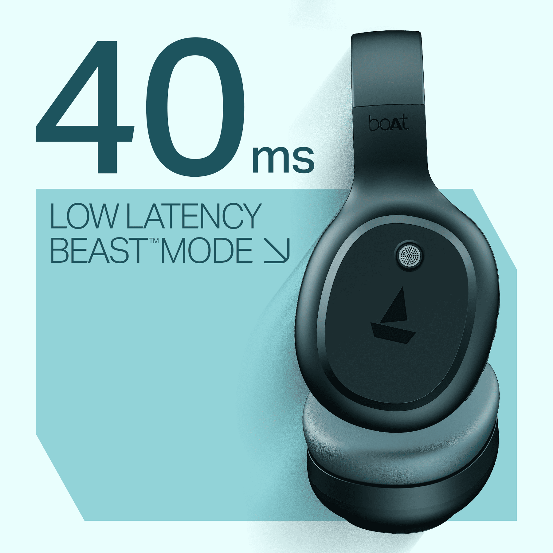 boAt Rockerz 421 | Wireless Headphones with 40mm Drivers, BEAST™ Mode, ENx™ Tech & 40H Playback