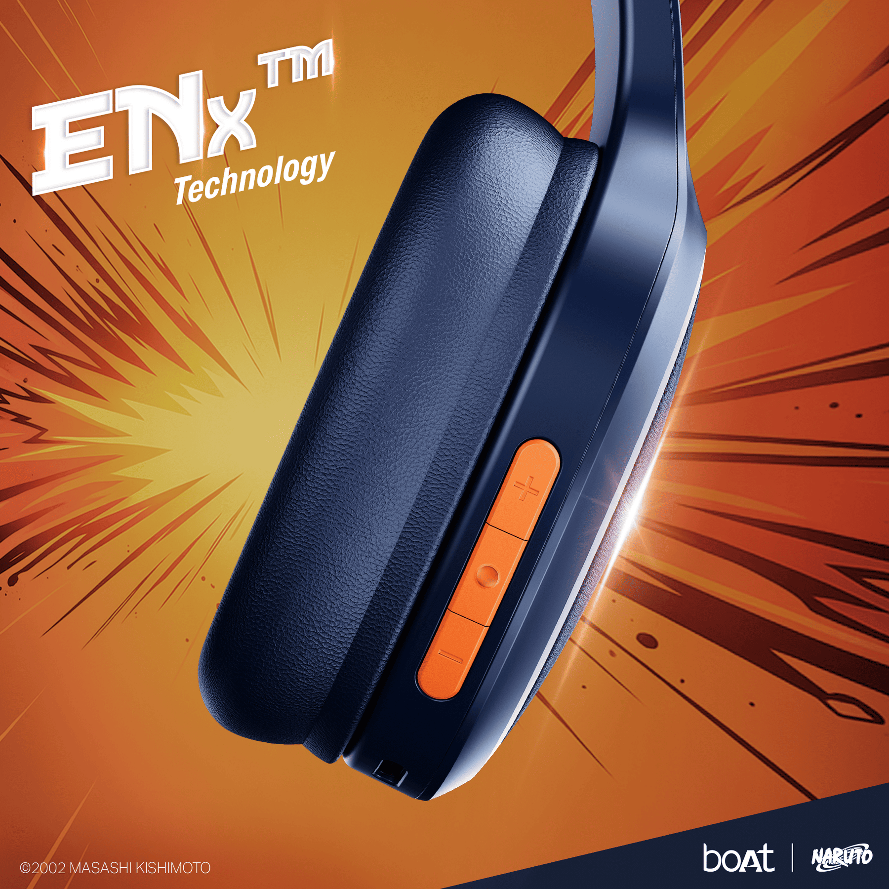 boAt Rockerz 460 Naruto Edition | Naruto Series – Wireless Headphones with 30 Hours Playback & BEAST™ Mode