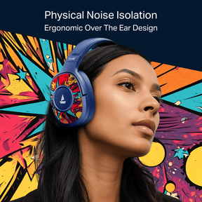 boAt Rockerz Plus 550 | Wireless Headphones with 100H Playback, 50mm Drivers & boAt Signature Sound