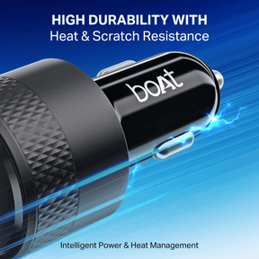 boAt 83W Fast Car Charger | 83W Dual-Port Car Charger with QC, PD & PPS, 12-Layer Smart IC Protection