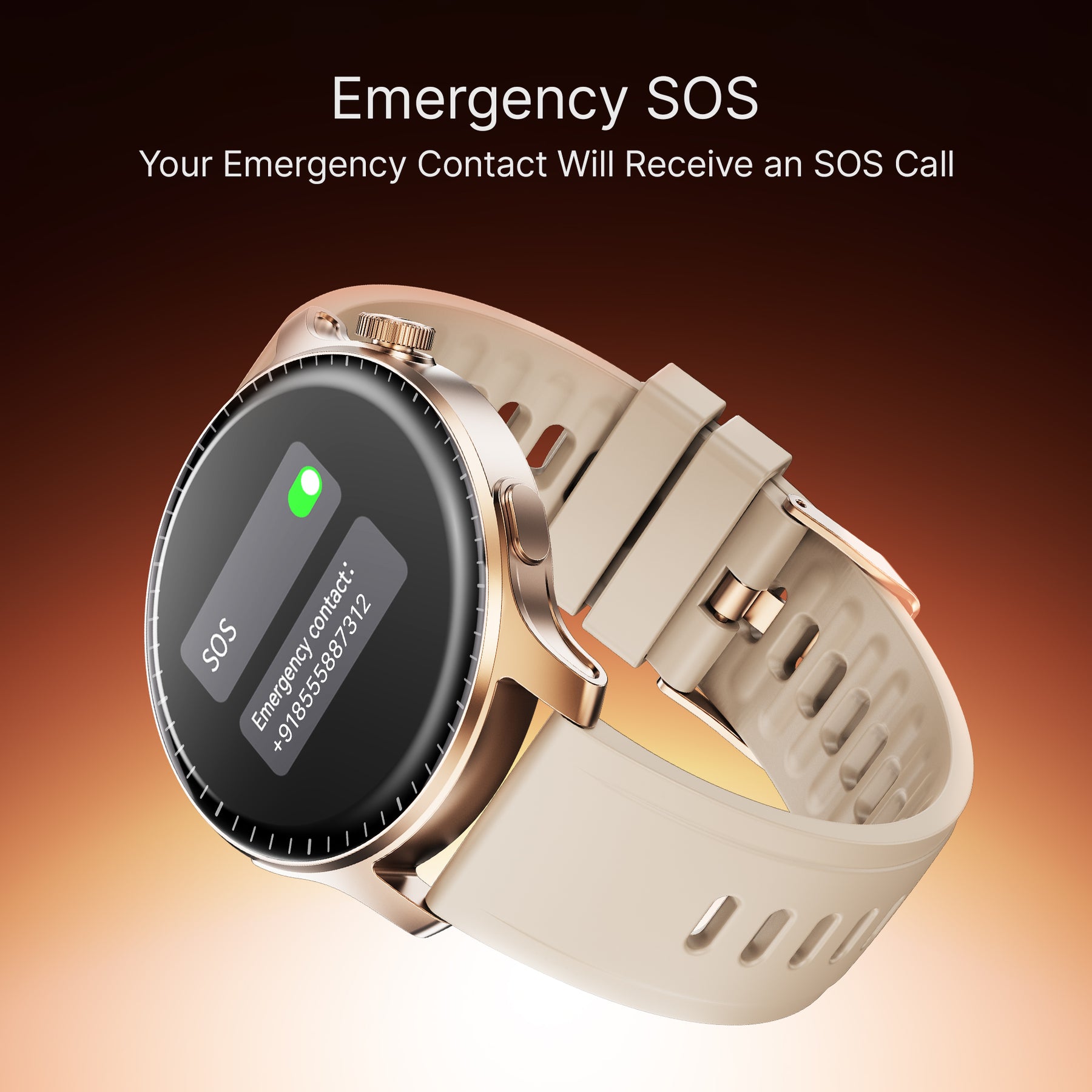 boAt Ultima Prime | Smartwatch with 1.43" AMOLED Display, Cloud Watch Faces, Emergency SOS, BT Calling, Functional Crown