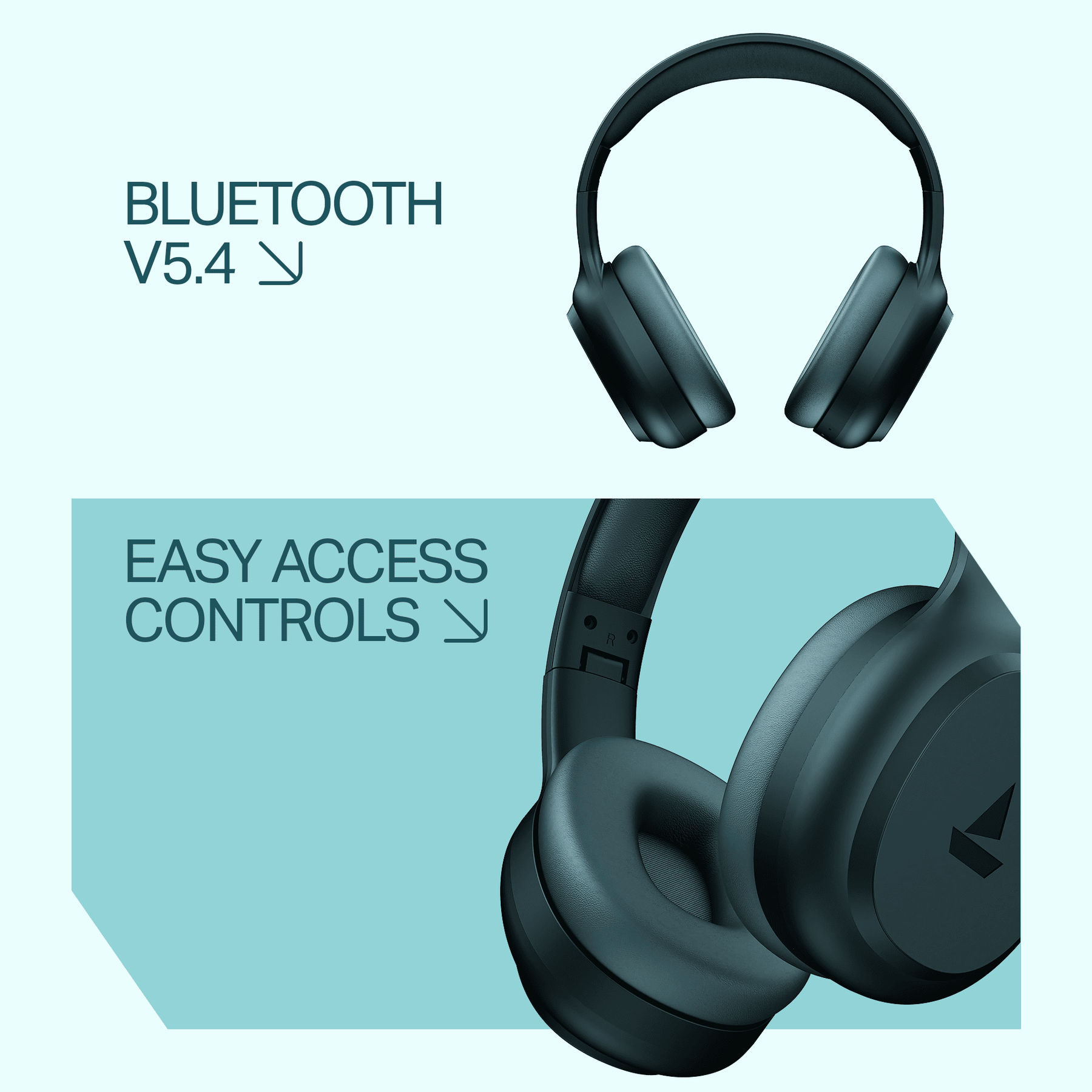 boAt Rockerz 421 | Wireless Headphones with 40mm Drivers, BEAST™ Mode, ENx™ Tech & 40H Playback