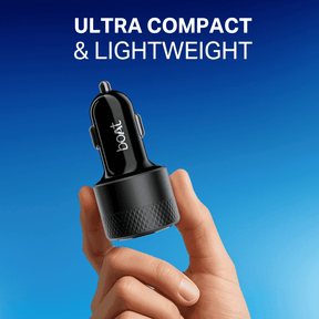 boAt 83W Fast Car Charger | 83W Dual-Port Car Charger with QC, PD & PPS, 12-Layer Smart IC Protection