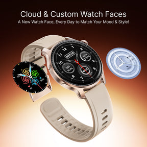 boAt Ultima Prime | Smartwatch with 1.43" AMOLED Display, Cloud Watch Faces, Emergency SOS, BT Calling, Functional Crown