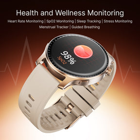 boAt Ultima Prime | Smartwatch with 1.43" AMOLED Display, Cloud Watch Faces, Emergency SOS, BT Calling, Functional Crown