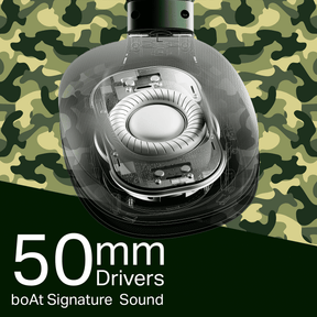 boAt Rockerz Plus 550 | Wireless Headphones with 100H Playback, 50mm Drivers & boAt Signature Sound