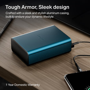 boAt Energyshroom PB400 Pro | 20000 mAh Powerbank with 2-way 22.5W fast charging,Pass-Through Charging, 12-Layer Smart IC Protection, Aluminium Casing & Compact