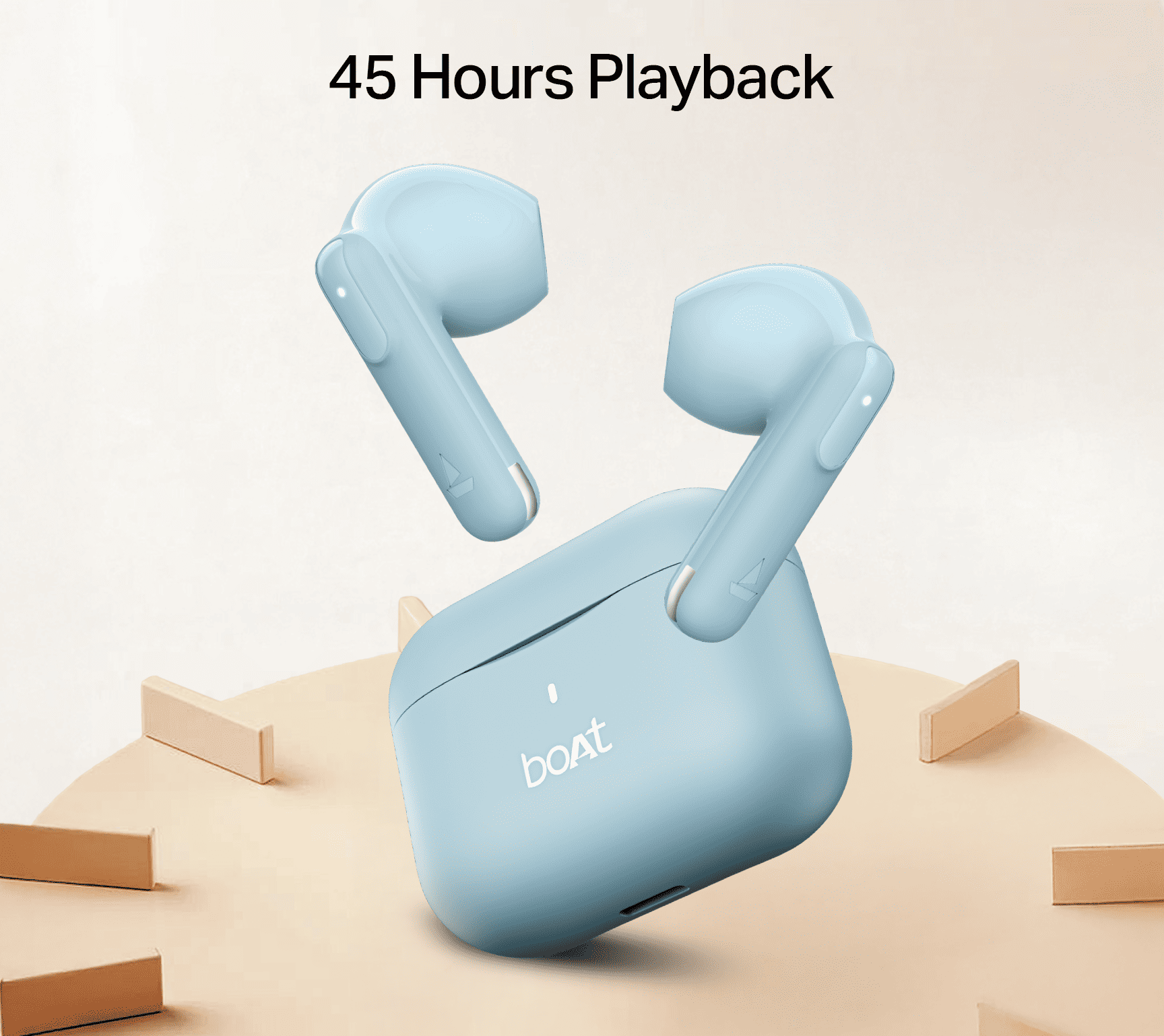 boAt Airdopes Ace Gen 2 | True Wireless Earbuds with 45 Hours Playback, ENx™ Tech & BEAST™ Mode