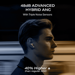 boAt Airdopes Prime 700 ANC | Wireless Earbuds with 50 Hours Playback, 48dB Hybrid ANC, 6 Mics & Multipoint Connectivity