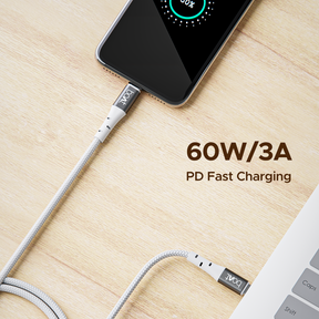 boAt C300 Fast Charging Cable | Charging Cable with 480 Mbps Data Transfer, 1.5m Cable Length, 10,000+ Bend Lifespan