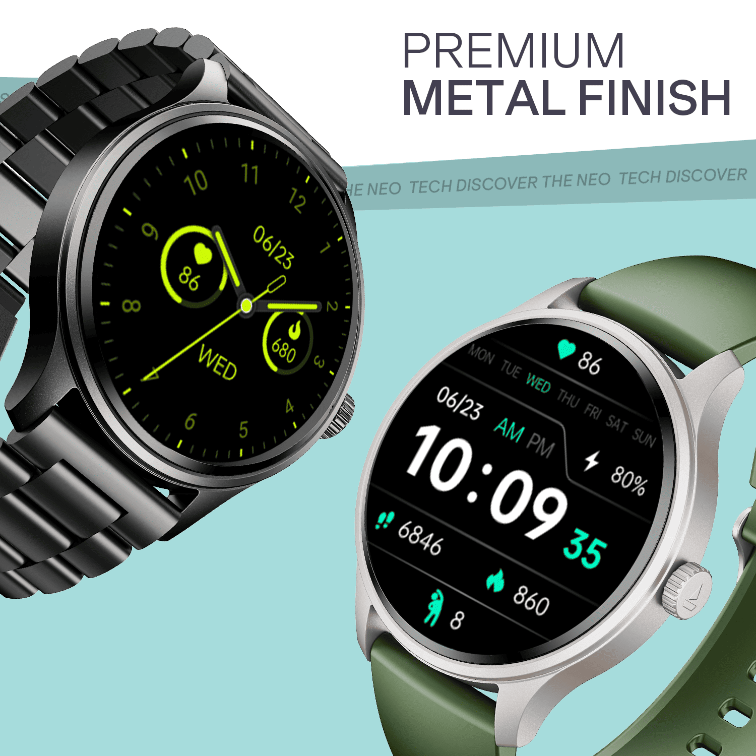 boAt Lunar Discovery Neo | Smartwatch with 1.39" HD Display, 2.5D Animated Watch Faces & Advanced BT Calling