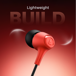 Bassheads 95 | Wired Earphone with 10mm Drivers, 120cm Cable Length, In-line Mic, Lightweight Build, 3.5mm Jack