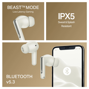 boAt Airdopes 141 Elite ANC | Wireless Earbuds with 42 Hours Playback, Up to 35dB ANC, BEAST™ Mode, Dual EQs, ENx™ Tech