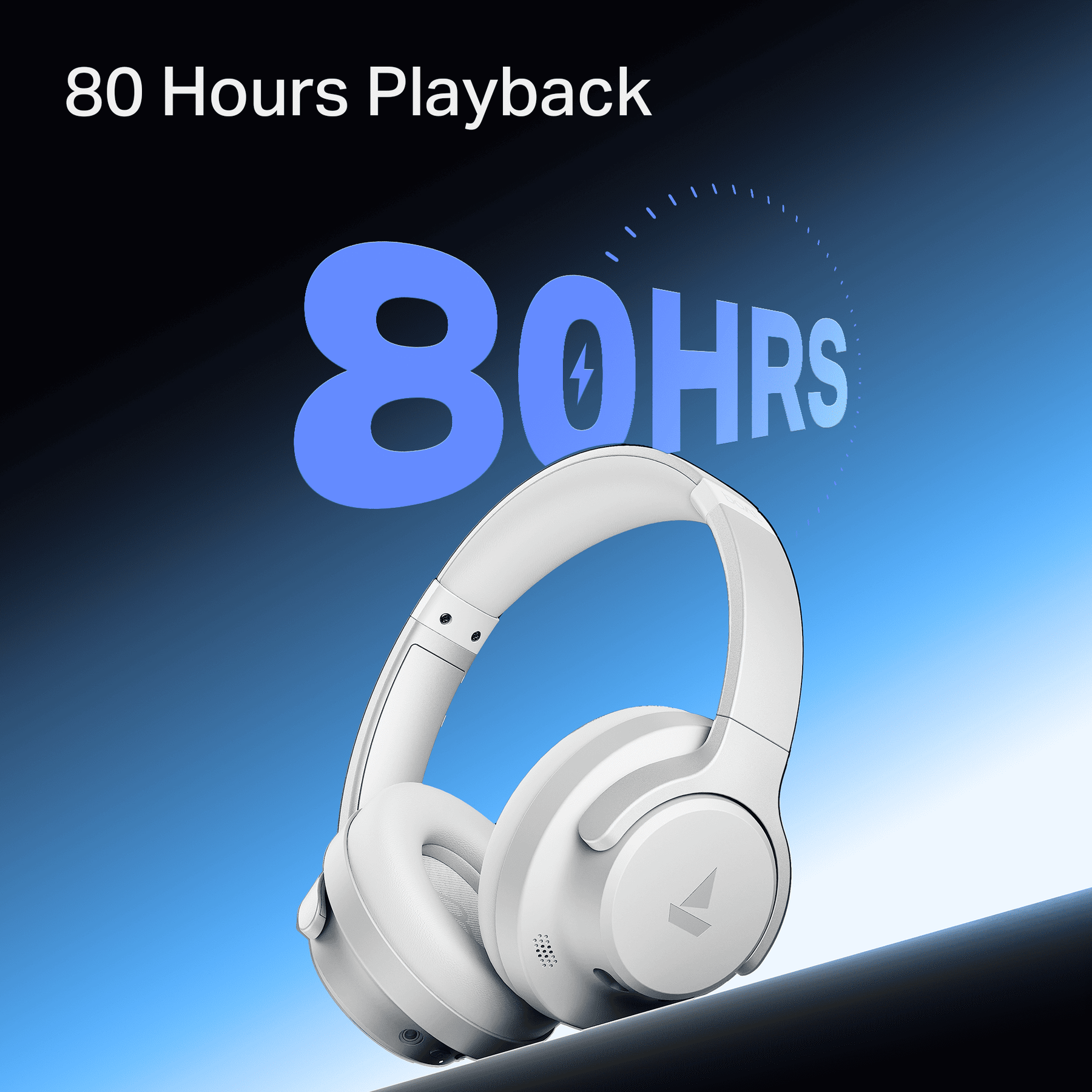 boAt Rockerz 512 ANC | Wireless Headphones with 40dB Hybrid ANC, 80H Playback & boAt Signature Sound