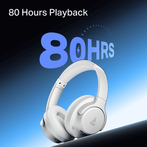 boAt Rockerz 512 ANC | Wireless Headphones with 40dB Hybrid ANC, 80H Playback & boAt Signature Sound