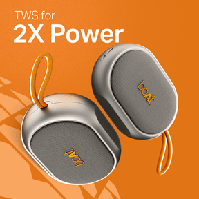 boAt Stone 110 | Portable Bluetooth Speaker with 3W Sound, 15H Playback, TWS feature & IPX4 Resistance