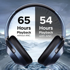 boAt Nirvana 751 ANC | Wireless Headphone with 40 mm drivers, 65 Hours (54 Hours with ANC), Type C, Dual Compatibility