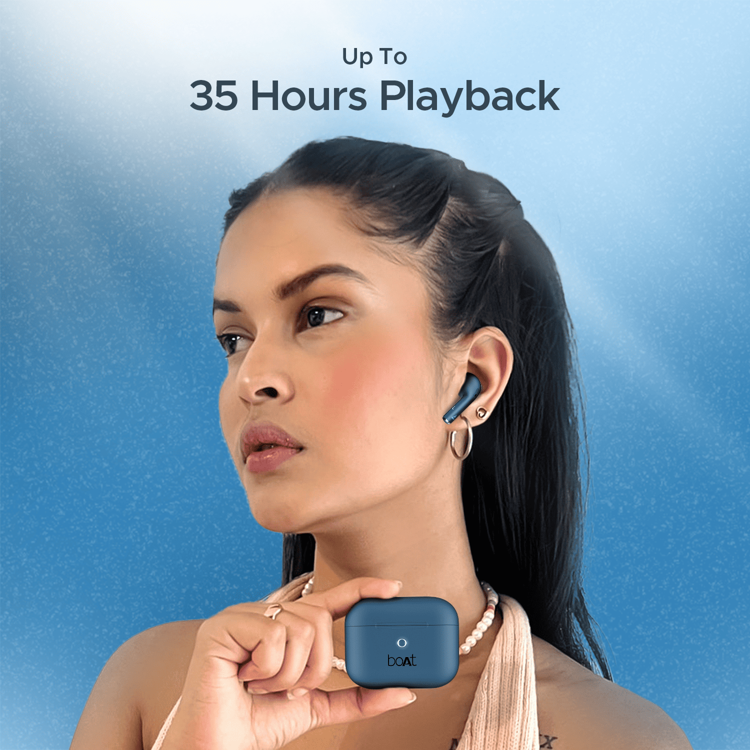 boAt Airdopes Alpha | True Wireless Earbuds with 35 Hours Playback, 13mm Drivers, ENx™ Tech, ASAP™ Charge, IWP™ Technology