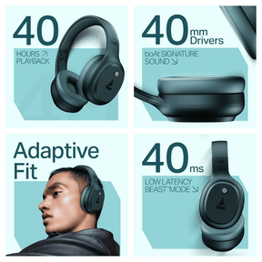 boAt Rockerz 421 | Wireless Headphones with 40mm Drivers, BEAST™ Mode, ENx™ Tech & 40H Playback