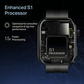 boAt Chrome Endeavour | Smartwatch with 1.96" AMOLED Display, AI Coach, Auto Activity Detection & Turn-by-Turn Navigation