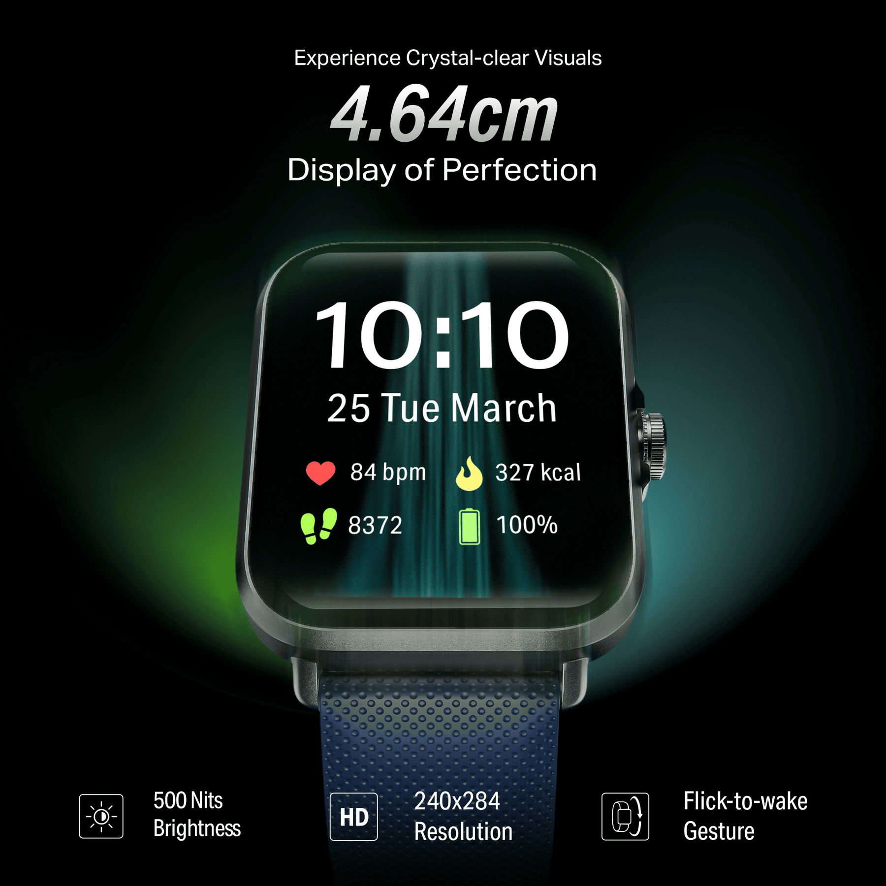 boAt Storm Infinity | Smartwatch with 1.83" HD Display, ASAP Charge, 15-Day Battery Life, Functional Crown, BT v5.4