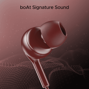Bassheads 100C | Wired Earphone with Type-C Jack, boAt Signature Sound, In-built Mic, Integrated Controls