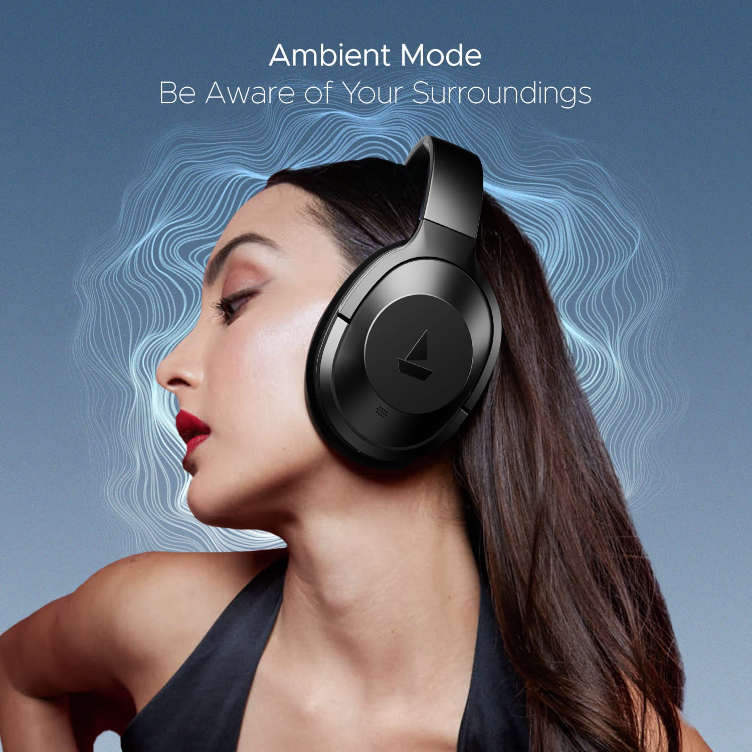 boAt Nirvana 751 ANC | Wireless Headphone with 40 mm drivers, 65 Hours (54 Hours with ANC), Type C, Dual Compatibility