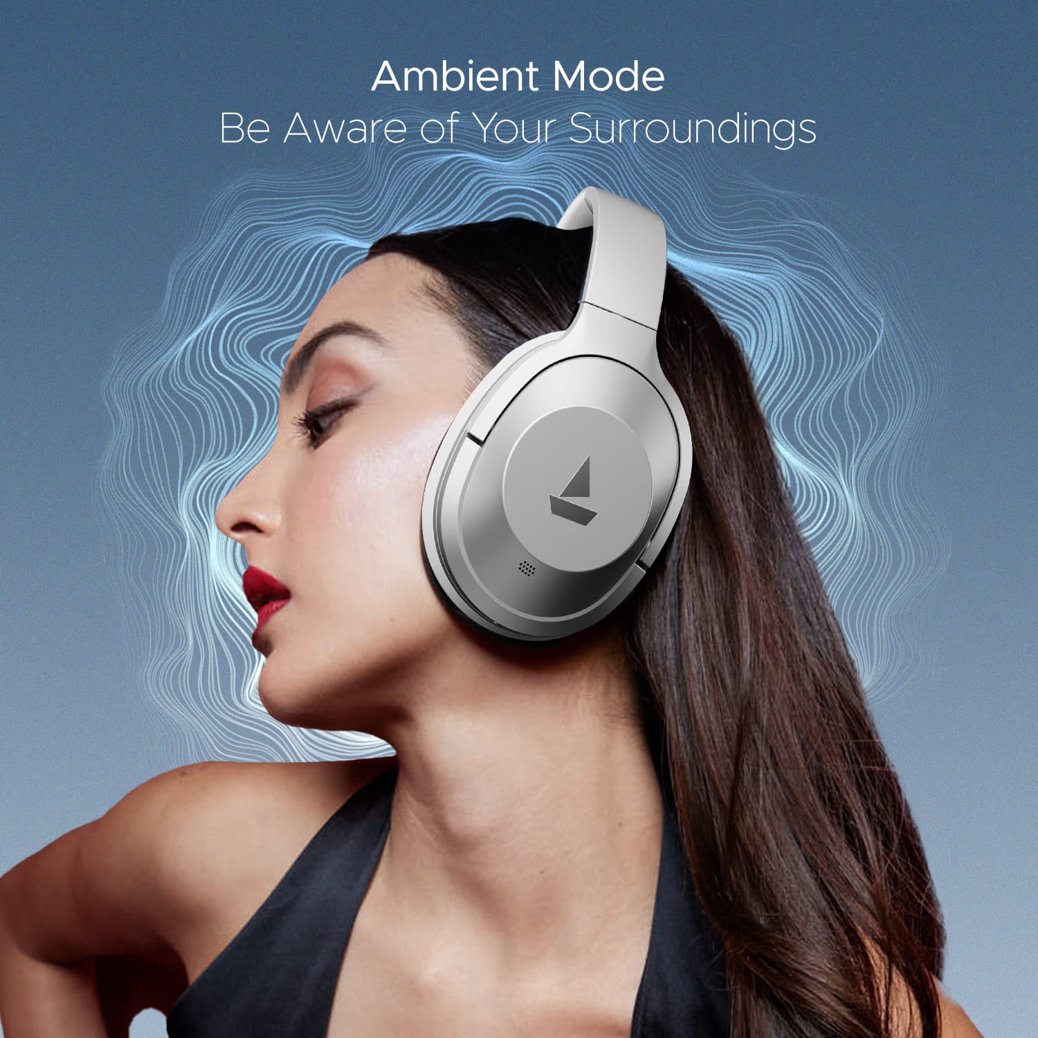 boAt Nirvana 751 ANC | Wireless Headphone with 40 mm drivers, 65 Hours (54 Hours with ANC), Type C, Dual Compatibility