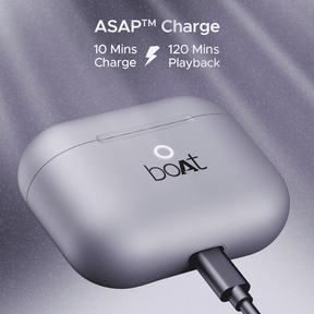 boAt Airdopes Alpha | True Wireless Earbuds with 35 Hours Playback, 13mm Drivers, ENx™ Tech, ASAP™ Charge, IWP™ Technology