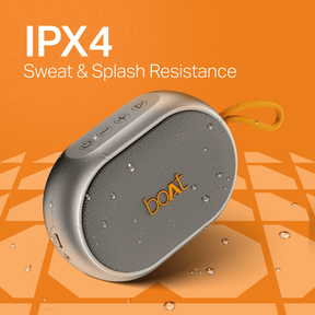 boAt Stone 110 | Portable Bluetooth Speaker with 3W Sound, 15H Playback, TWS feature & IPX4 Resistance