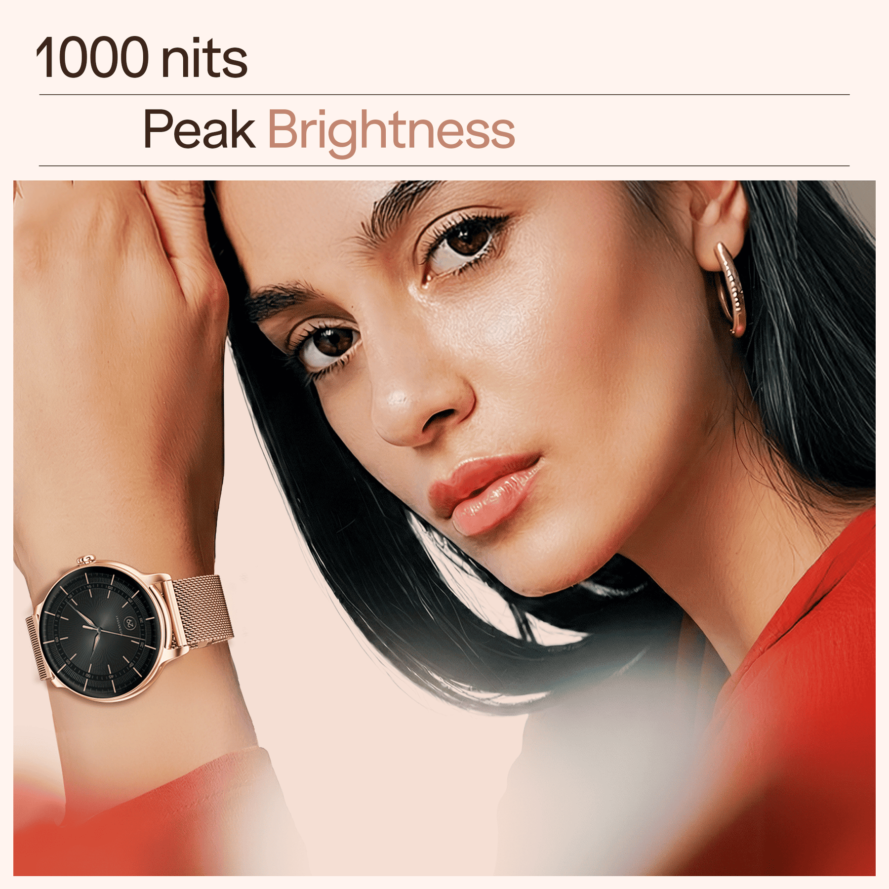 boAt Chrome Iris | Smartwatch with 1.32" AMOLED Display, 1000 nits brightness & Wellness Tracking