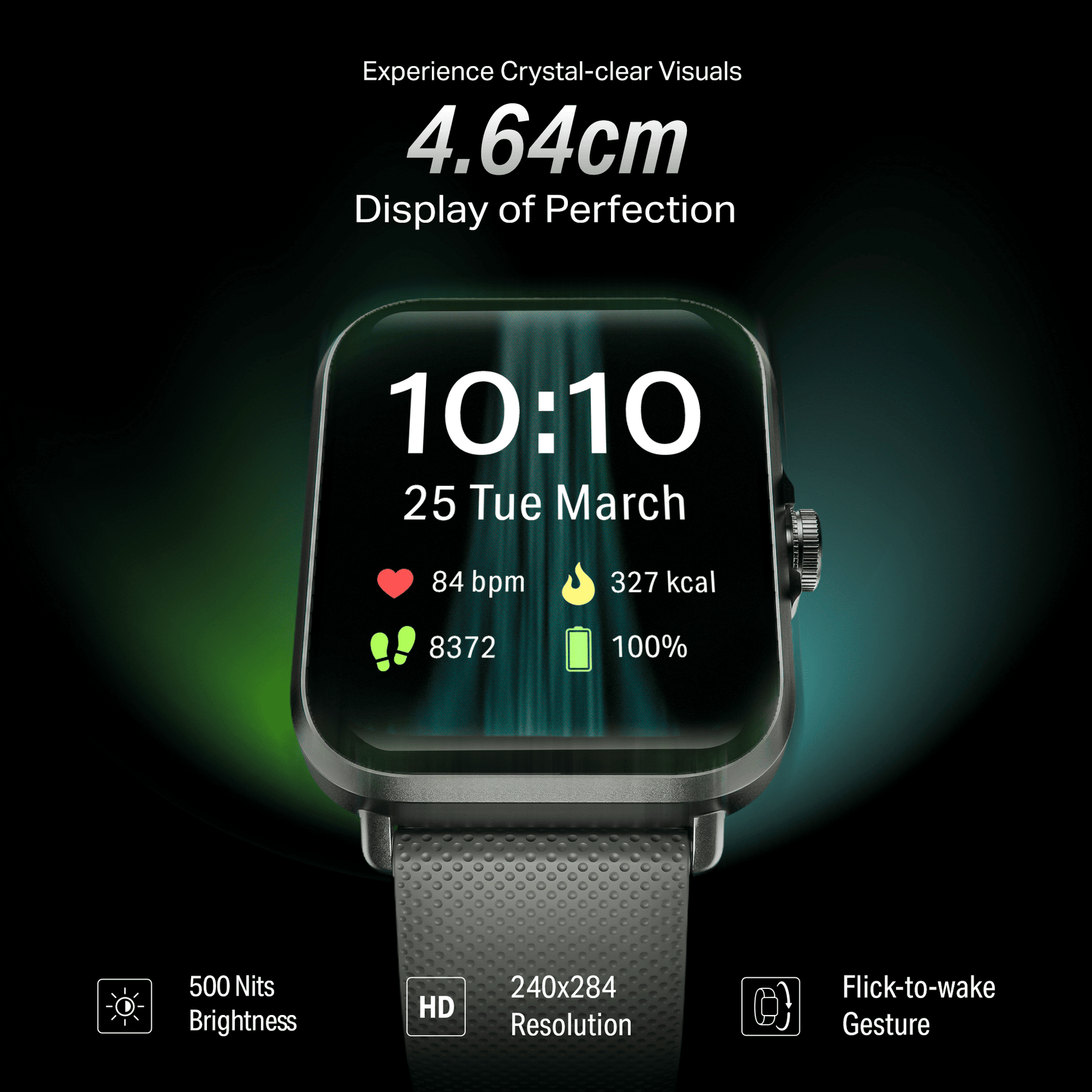 boAt Storm Infinity | Smartwatch with 1.83" HD Display, ASAP Charge, 15-Day Battery Life, Functional Crown, BT v5.4